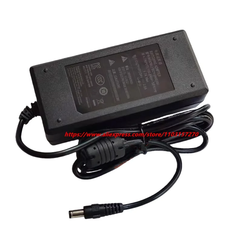 Genuine SOY SOY-2400200 AC DC Switching Adapter 24V 2.0A 2A 48W 5.5x2.1mm For Power Supply Charger