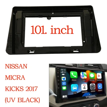 WQLSK 9/10. 1 inch 2 din car fascia for NISSAN KICKS MICR 2018-2019 fascia audio installation adapter In-dash panel car dvd player frame kits