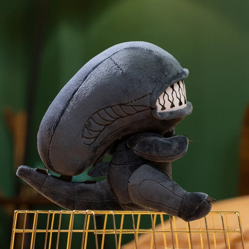 Adorabile Peluche Alieno Xenomorfo, Bambole di Peluche Cartoon, Giocattoli Morbidi Imbottiti per Ragazzi e Ragazze, Regali di Compleanno e Natale per Fan
