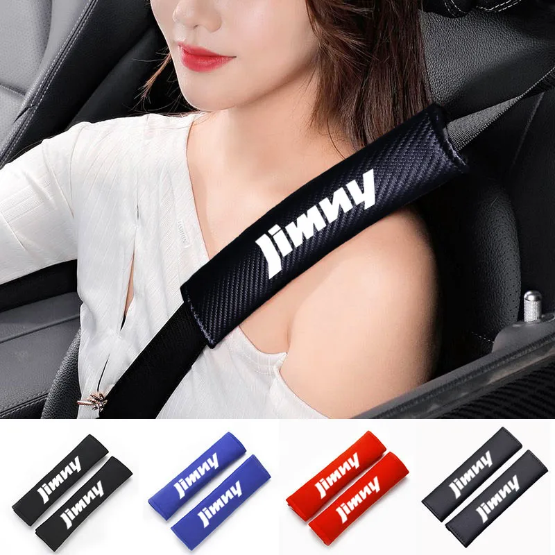 Car Safety Belt Shoulder Cover Breathable for Suzuki Jimny Car Accessorie Special for long-distance travel Seat Belt Padding Pad