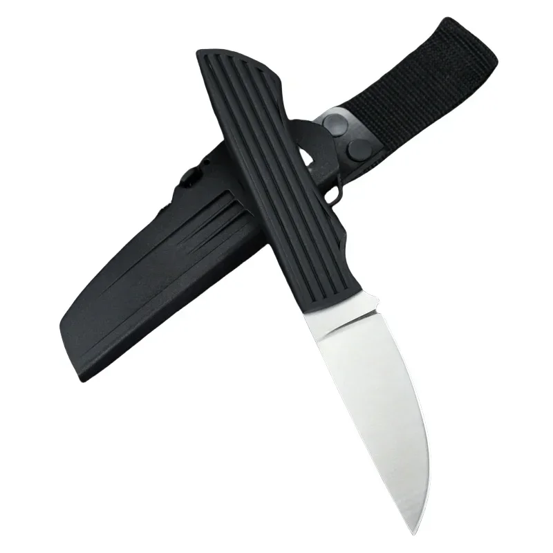 TH2 ตรงใบมีดมีด 4CR13MOV ใบมีด TPE Handle ยุทธวิธีป้องกันตัวเอง EDC Survival เครื่องมือมีดล่าสัตว์