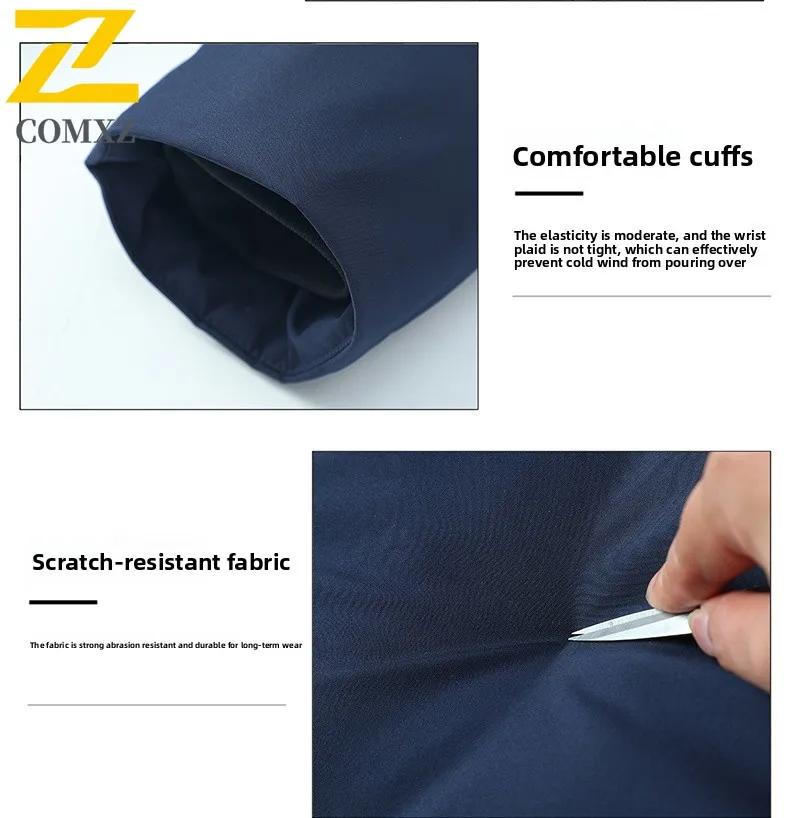 كبير الرجال معطف القطن 2025 الخريف الشتاء جديد وأضاف الصوف سميكة ودافئة مقنعين سترة معطف في الهواء الطلق الأعمال عادية سترة قطن