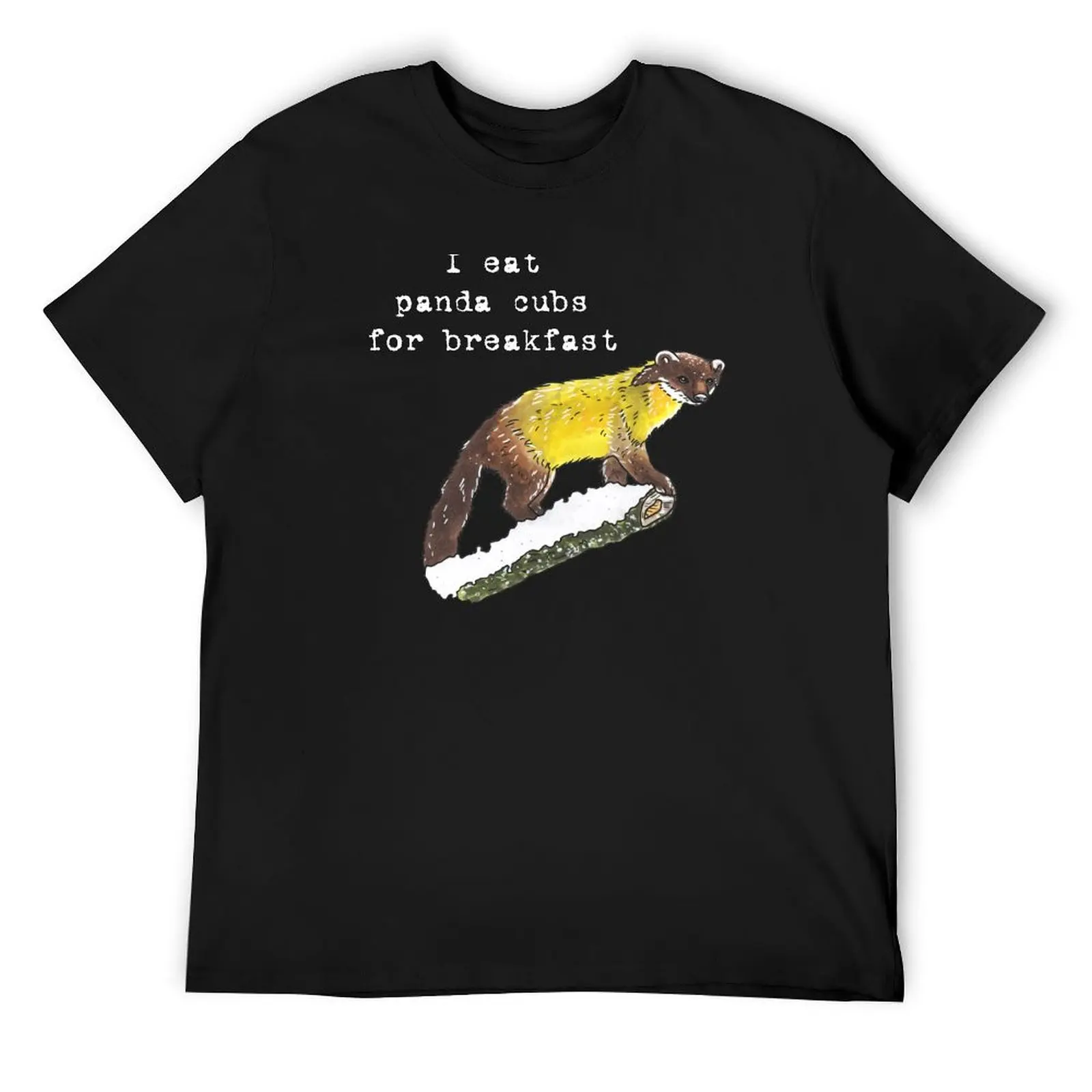 Yellow throated marten - Animal series T-Shirt vintage t shirts graphics workout shirts for men