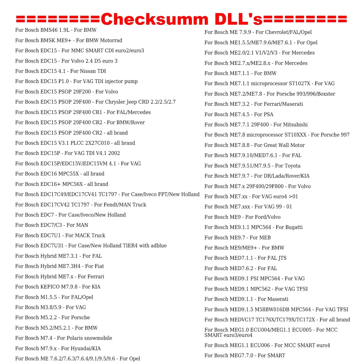أداة حاسبة LSuite 1.0 Checksum L-suite تصحيح Cheksum لـ Ksuite Kess Ktag لـ KT200 لمبرمج Fox-Flash ECU وما إلى ذلك