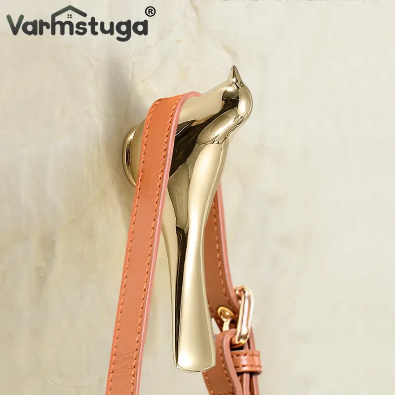 Modern  Decoration Wall Hooks Gold Cabinet Knobs And Handles Dresser Knobs Pulls Hat Bag Hanging Hook Wall Cabinet Hardware