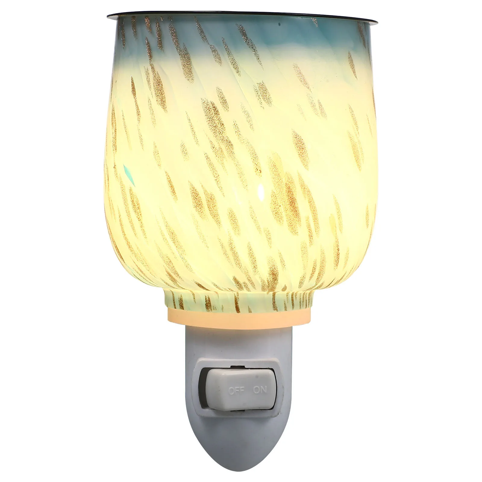 Lampada per fusione della cera Uso cucina Ventilatore di scarico Ventilatore per aromaterapia per la ventilazione della toilette