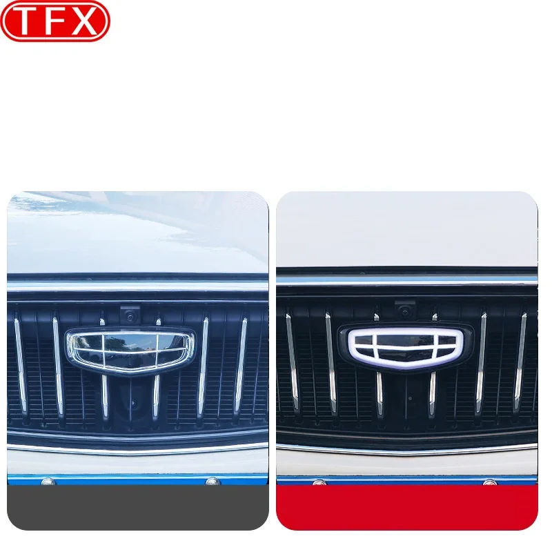 For Geely All-new Emgrand II 2023 2024 Car Illuminated Emblem Logo Cover Upgraded Exterior Decoration Stickers Auto Accessories