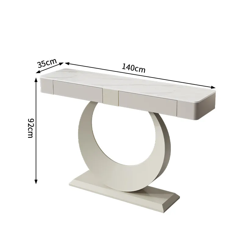 Simple Rustic Console Table Industrial Style Clear Luxury Nordic Console Table Italian Small Mueble Recibidor Entrada Furniture