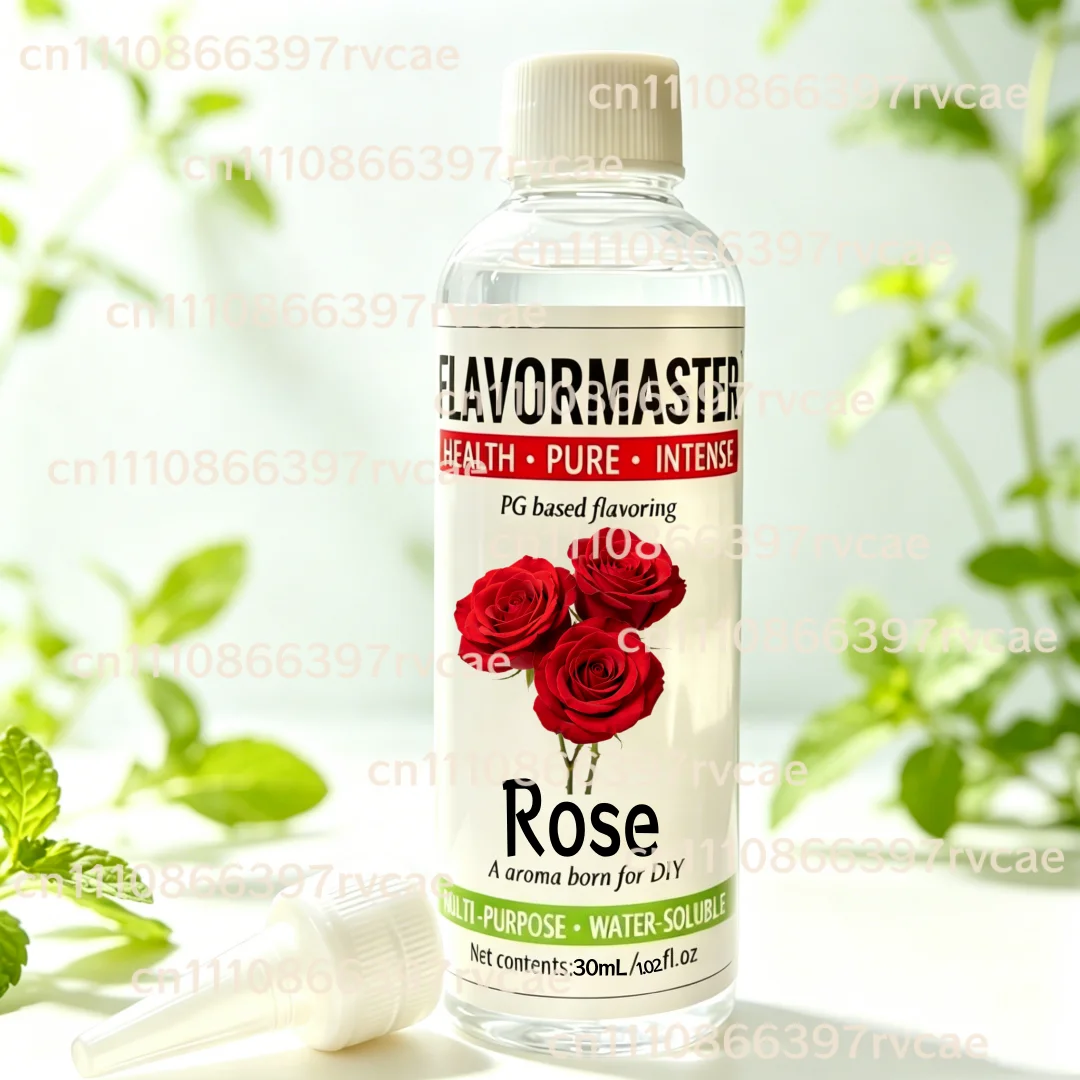 Water Soluble PG based Rose VP Flavor Concentrate High Concentrated Liquid Stable Aroma for DIY VP juice