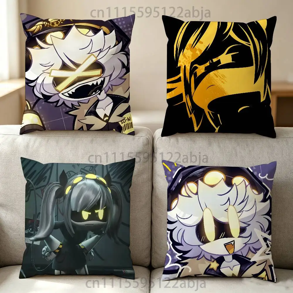 M-Murder Drones Serial Throw Pillow Case 40x40cm Decoration DIY Square Chair Pillowcase Pad Cover