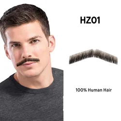 Realistic Fake Beard Full Hand Tied Goatee False Beards Lace Invisible Artificial Beard Enhance Personal Temperament and Charm