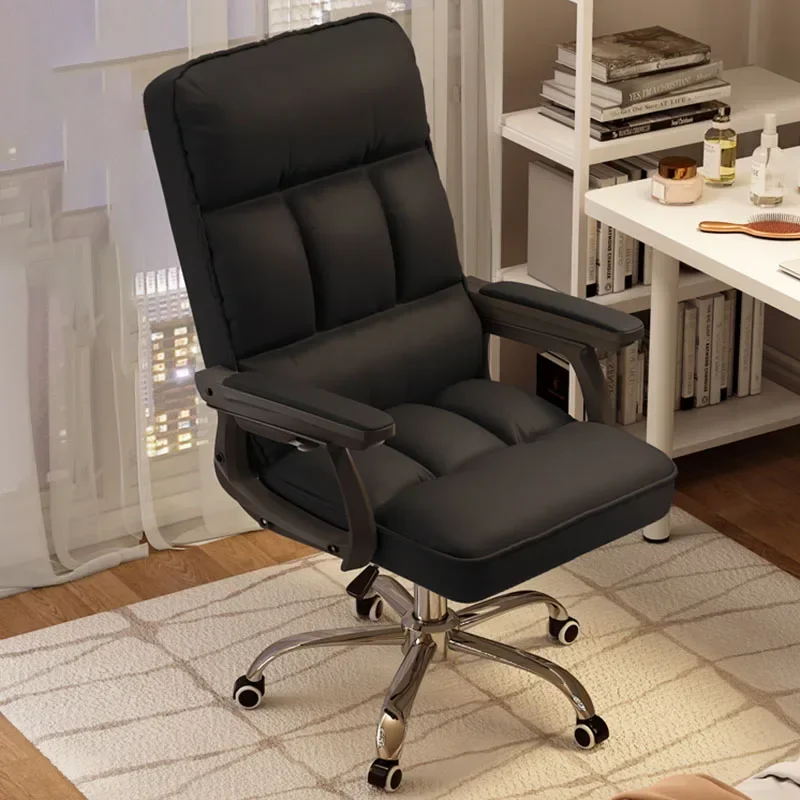 Armchair Bedroom Rolling Computer Gamer Office Ergonomic Low Furniture