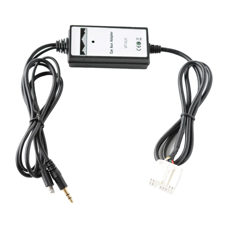 Car Audio AUX Adapter 3.5mm AUX Interface CD Changer with for IPHONG Charging for Honda Accord Pilot S2000 Civic CRV