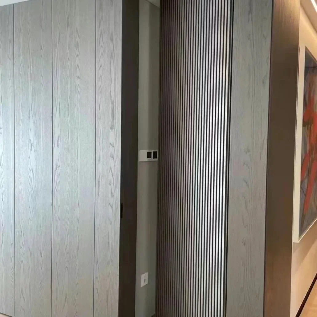 &R*Wood room Door Frameless High Quality Interior Door Hidden Room Invisible Door