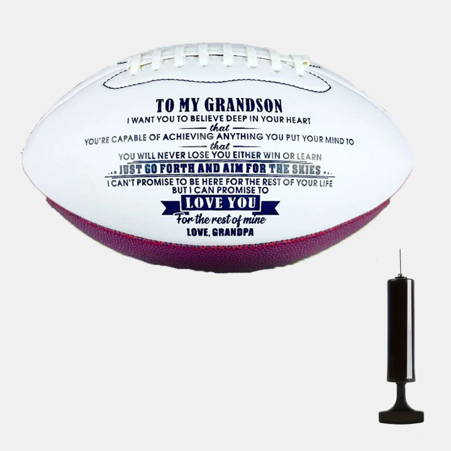 Rugby Size #9 Pu Leather Machine Sewn American Football Standard Ball For Match Adults Clubs Training Olive Ball