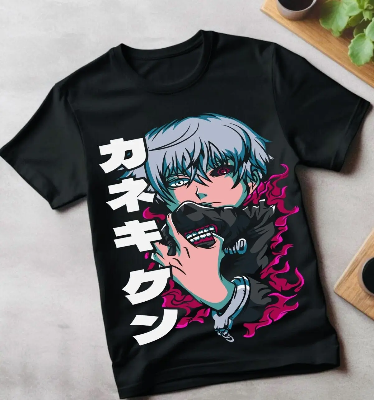 

Tokyo Ghoul T-Shirt Ken Kaneki T-Shirt Japanaise Manga Anime Tshirt Tee All Size