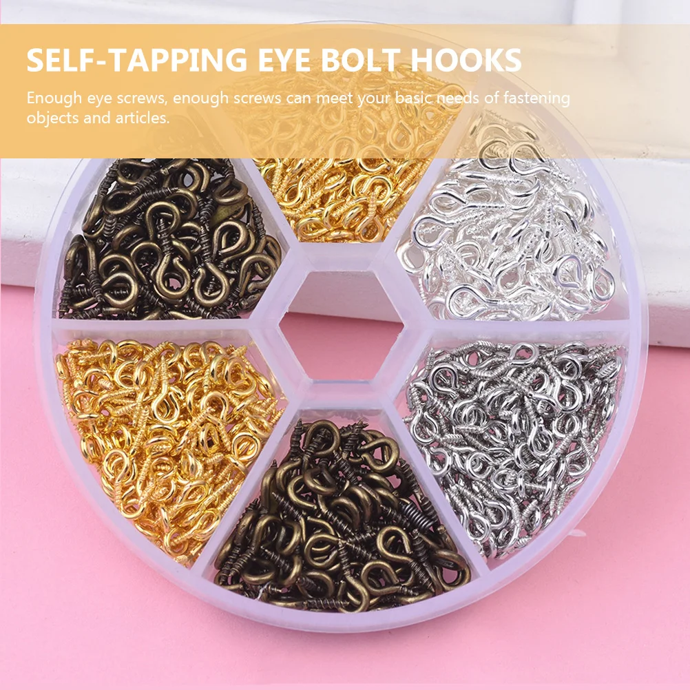 600 قطعة المعادن العين المسمار السنانير مقاومة للصدأ المسمار العين دبابيس Findings بها بنفسك النتائج مجوهرات Crafts بها بنفسك الحرف قلادة لوازم المواد #3