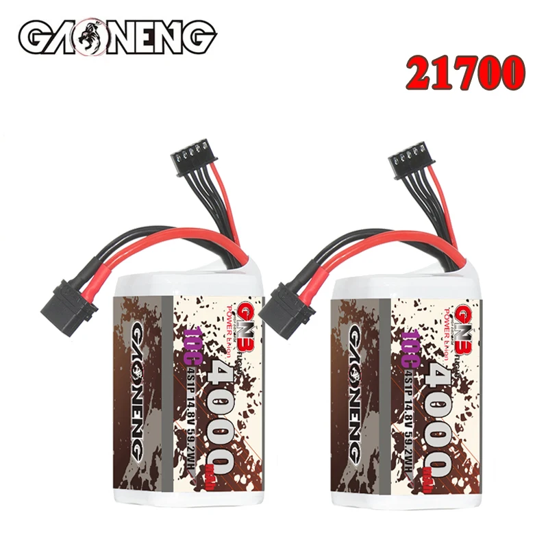 GNB 4S 14.8V 4000mAh 10C 20C Lipo Battery With XT60 Plug 21700 For Remote Drone FPV Quadcopter Helicopte Airplane Parts