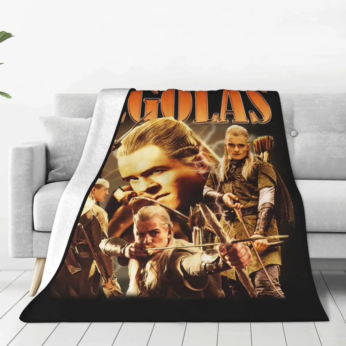 Legolas L-Lords Of The R-Rings Blankets Fleece Autumn/Winter Breathable Ultra-Soft Throw Blankets for Home Travel Rug Piece