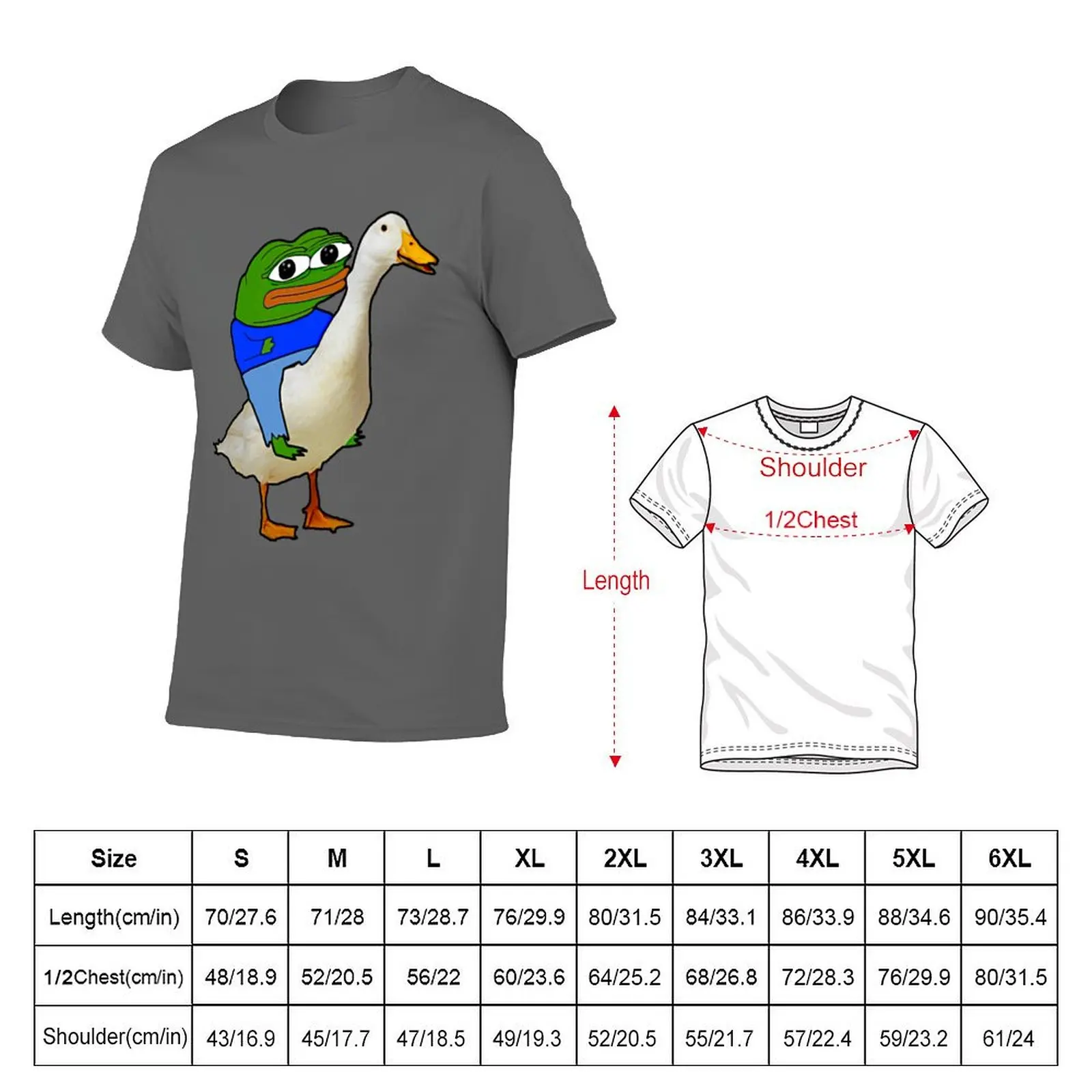 Rare Pepe On A Goose T-Shirt g man t shirts for men t shirts for man graphic tees funny t shirts cotton T-Shirt