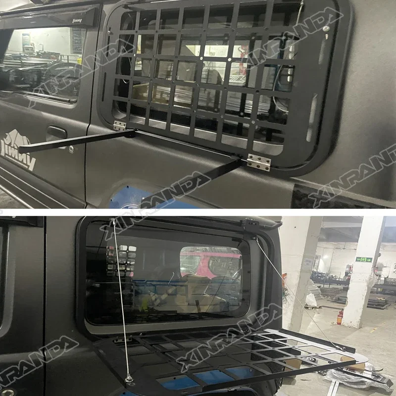 Side External Window Storage Rack Table Cargo Bracket Luggage Racks for Suzuki 3-Door Jimny JB64 JB74 2019 2020 2022 2023 2024