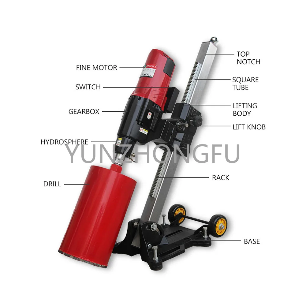 5280W Drilling Machine Rotate 180 degrees Variable Speed Drilling Chuck For Reinforced Concrete German technology