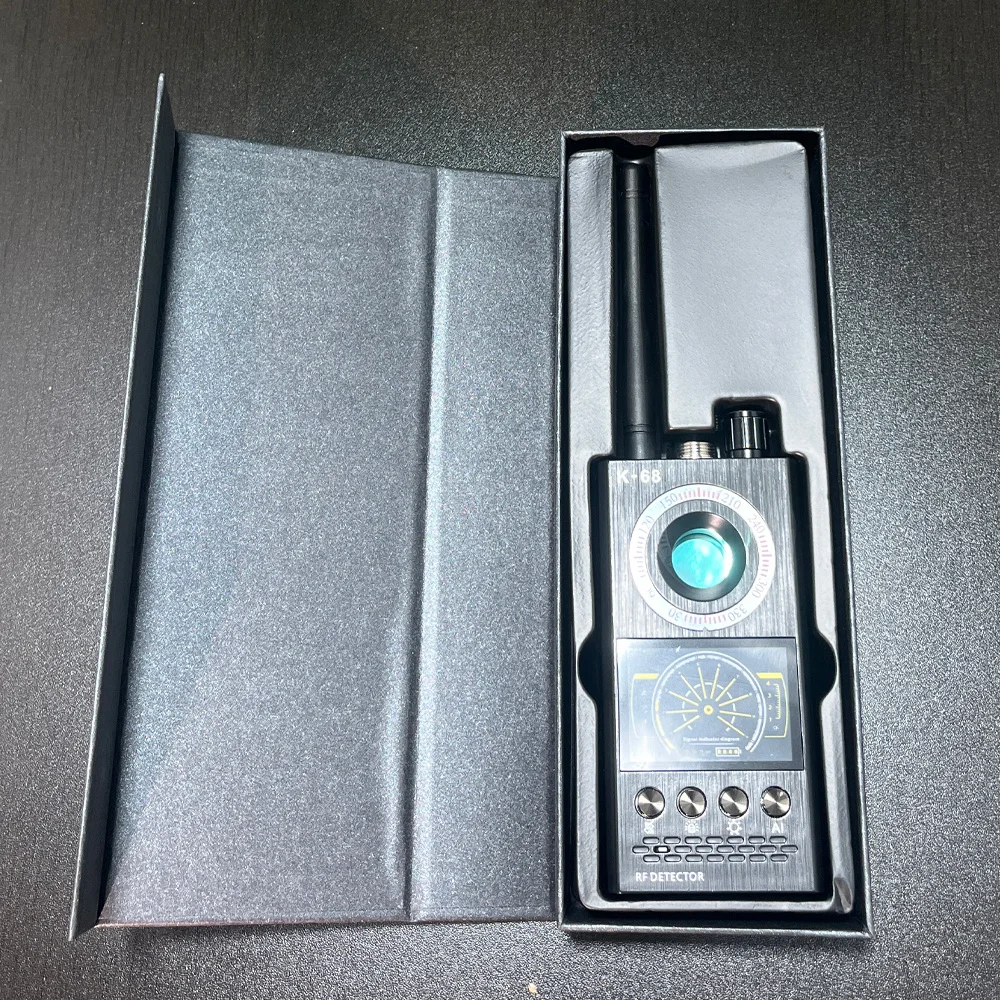

Anti Surveillance Device K68-GPS Terminator Detects Pinhole Cam Audio Sniffer Electromagnetic Leakage Business & Travel Privacy