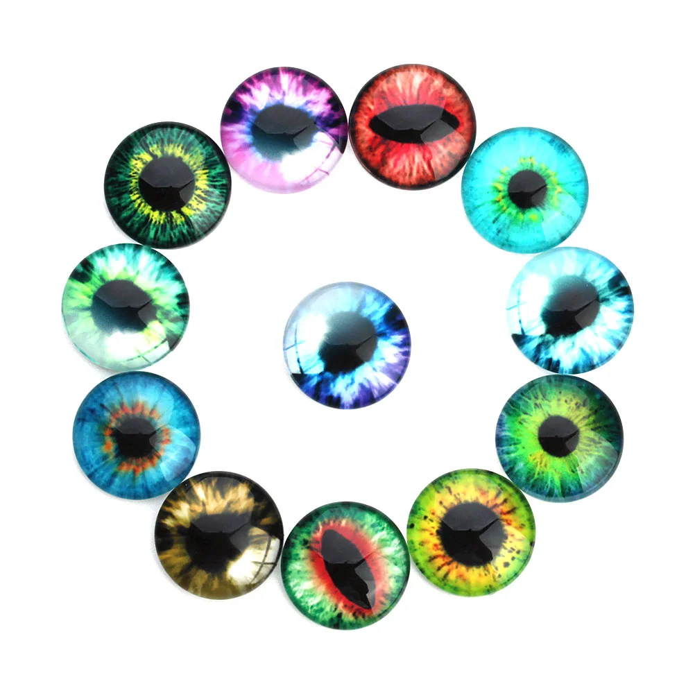 20 PCS Jewelry Making Material Supplies Accessories Pendant Imitated Gemstone Paste Glass for DIY Craft