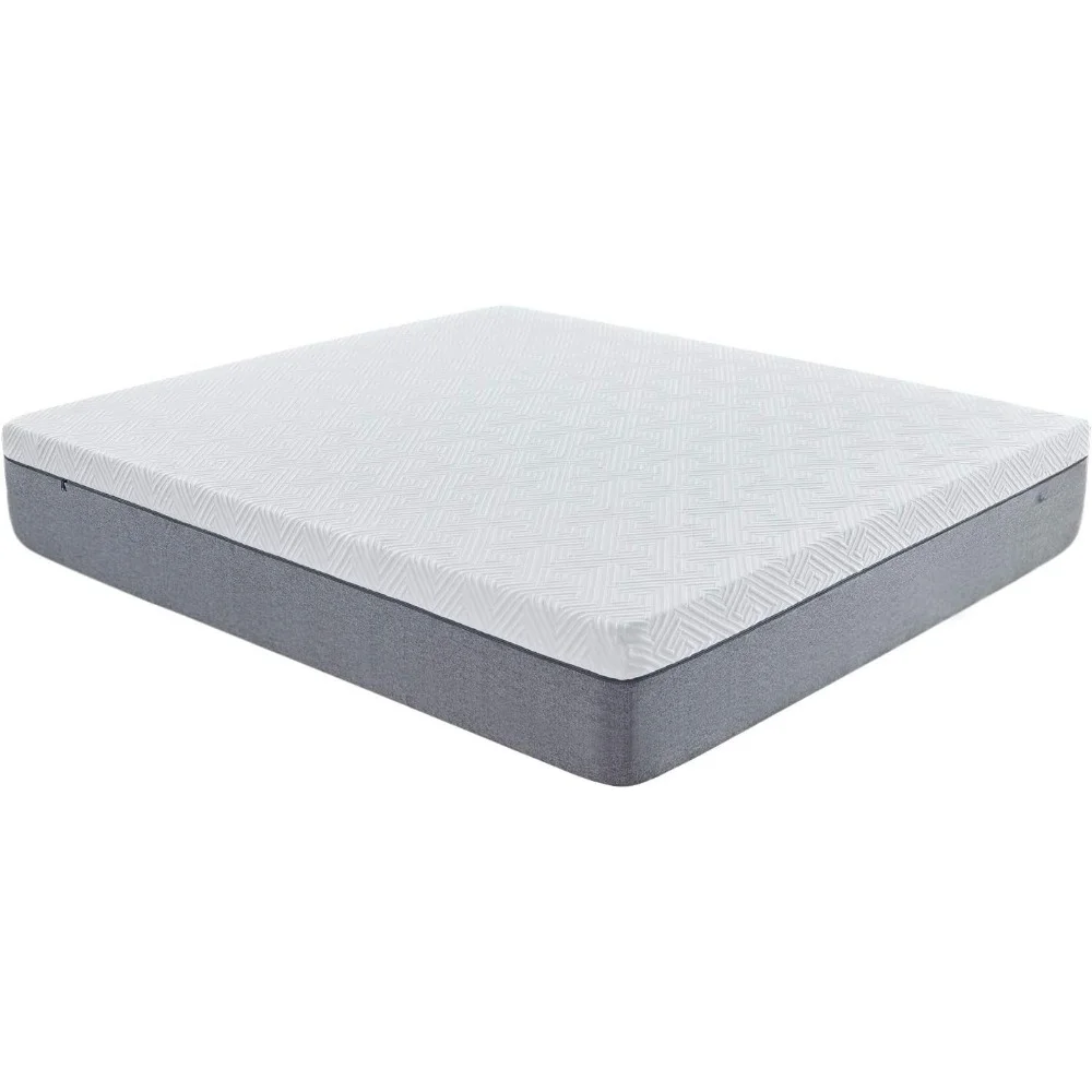 King Size Mattress Medium Plush Feel With Motion Isolating Memory Mattress Topper Bed Mattresses Furniture Home Folding Mat Full