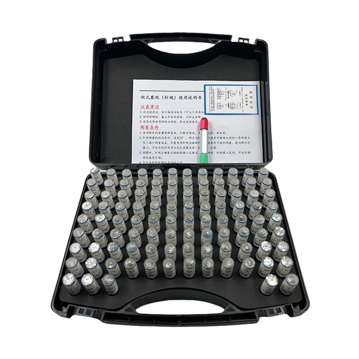 0,1-1-2-3-4-5mm, 51/99/101 Stück, Schritt 0,01/0,05mm, Präzisions-Stahl-Prüfstift-Set, Stiftlehre für Tischlerei und Inspektion, Anpassbar – Detail 10