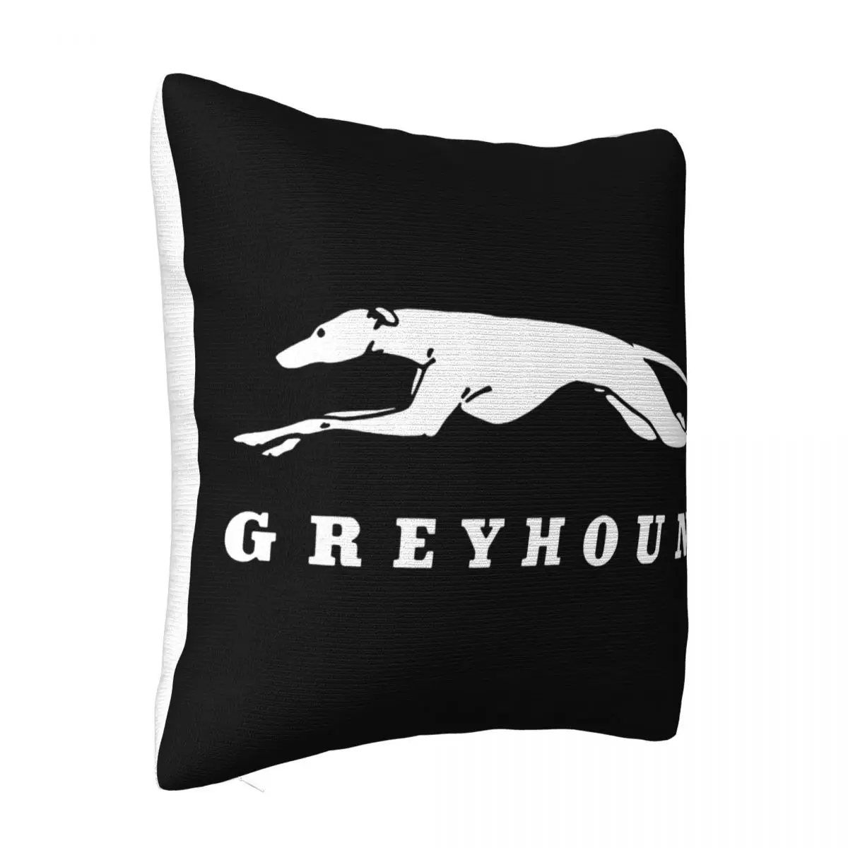 Greyhound Speed Dog Bus Retro Logo Warmer Women Men Text Slim Fit Goth Unique Chinese Style Pillow Case