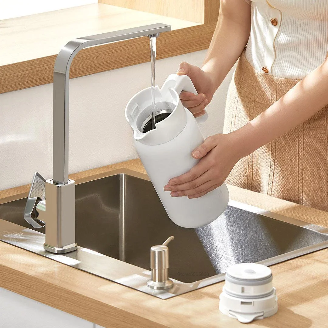 Imagem -06 - Xiaomi-chaleira Térmica Mijia Garrafa Isolada a Vácuo para Bebidas Quentes e Frias 1.8l 60oz Café Jarra Água Quente Dispensador de Chá Novo 2023