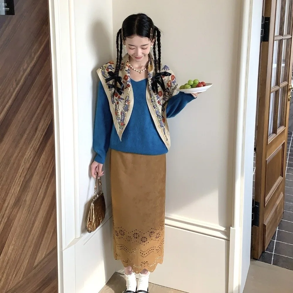 أنيقة متعددة الوظائف الأزهار مثلث وشاح مطابقة السراويل الحرير الساتان المرأة ربطة العنق حزام الخصر الصيف