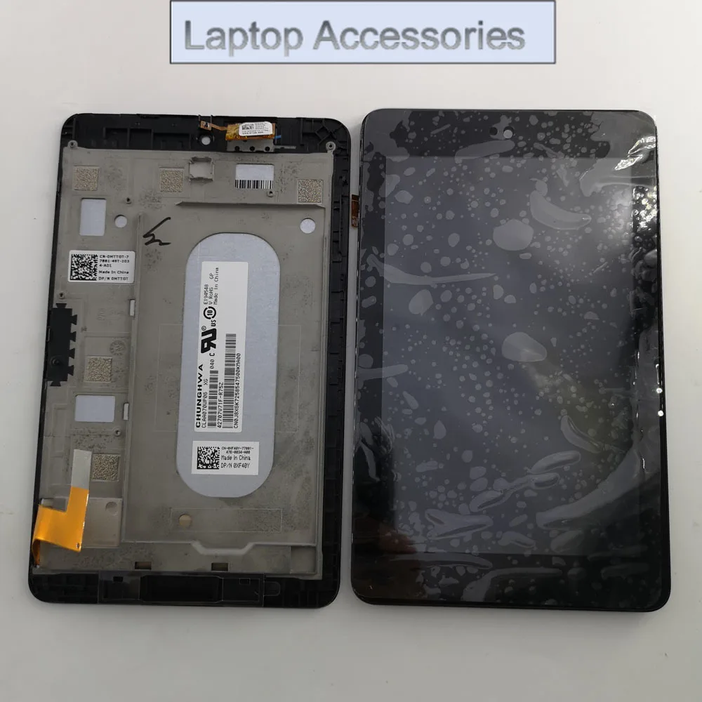 7-дюймовый ЖК-дисплей для Dell Venue 7 T01C 3730, ЖК-дисплей, дигитайзер, панель, сенсорное стекло, сенсор в сборе, замена