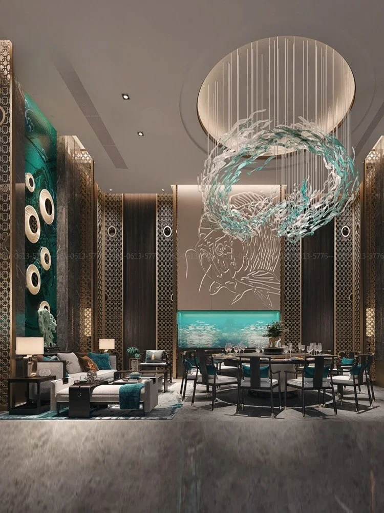 طاولة مستديرة كبيرة كهربائية من بلاطة الصخور، مجموعة أريكة طاولة مستديرة لمطعم نادي الفندق