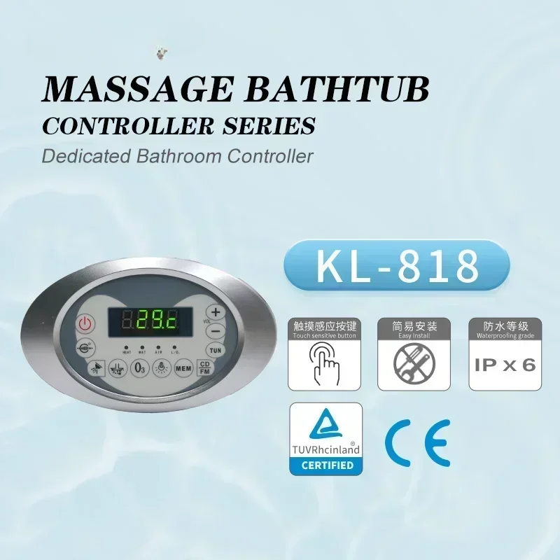 

KL-818 Massage Bathtub Controller Control Board for Computer Hydrotherapy Control System with CE for Bathtubs