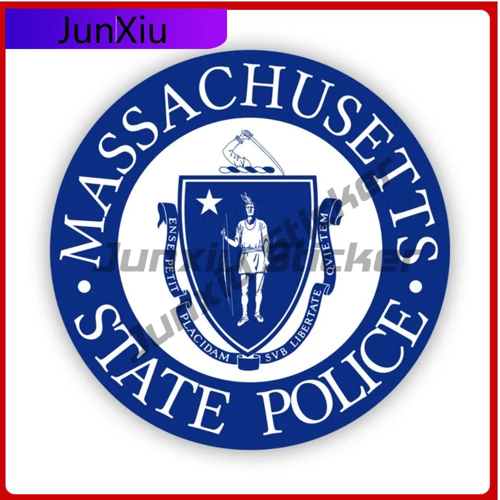 

Massachusetts State Police Fade Resistant Sun Resistant Classic For Car Body Truck Rear Windshield Easy To Remove Self Adhesive