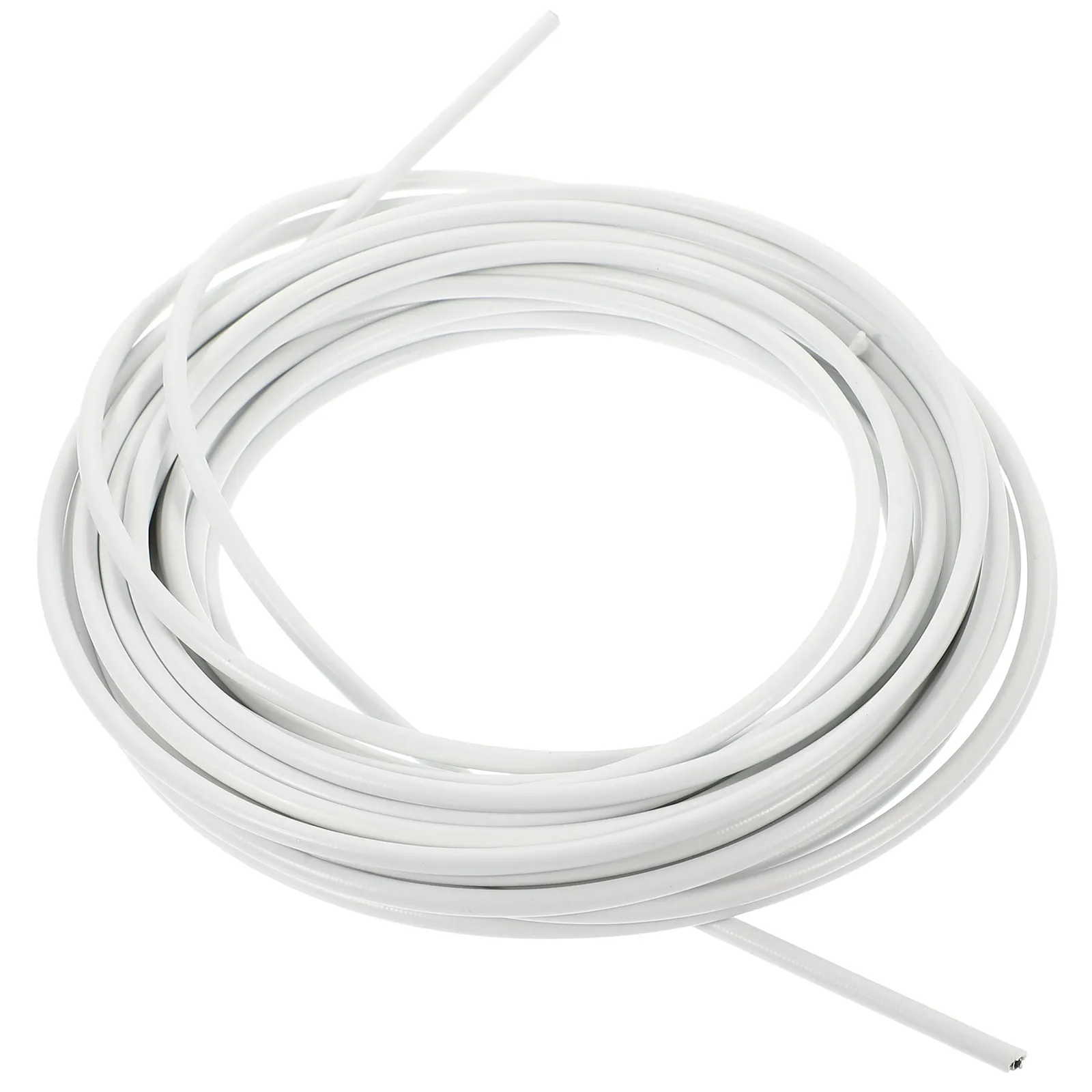 

5 Rope Hook Kit White Plastic Coated Copper Wire Flame Retardant Rust Proof Curtains Accessories Window Decor Hardware