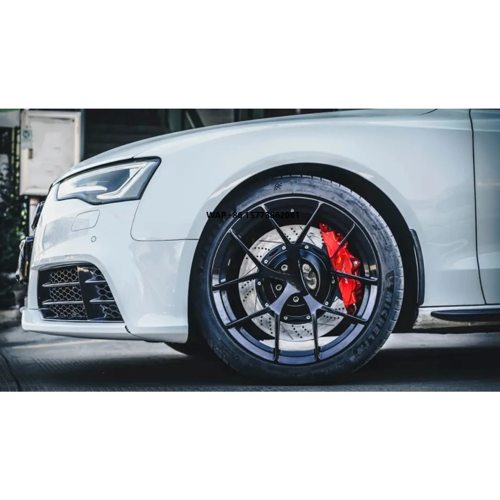 

Front Big Brake Kit Upgrade 6 Piston Caliper 378x32mm Rotor for for A3 A4 A5 A6 A7 A8 TT Q3 Q5 Q7 Q8 20" Wheels