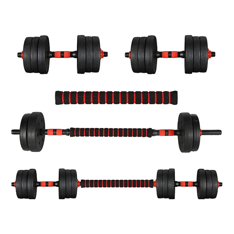 40cm 50cm Solid Steel Dumbbell Spinlock Bar Connector Home Gym Fitness Workout Barbell Rod Weight Lifting Handles