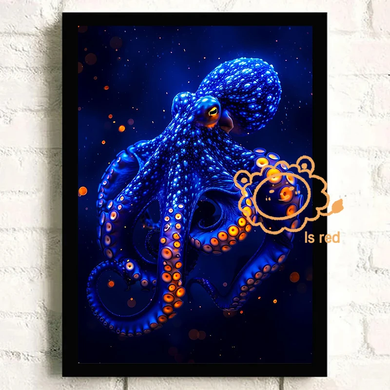 Underwater Space Poster Neon O - огляд і ціна Aquarium Fish Poster
