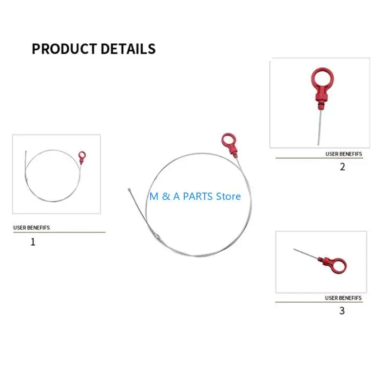 U1JF Transmission Dipstick for 8863B 9336A 917327 Fluid Oil Diagnostic Measure Tools
