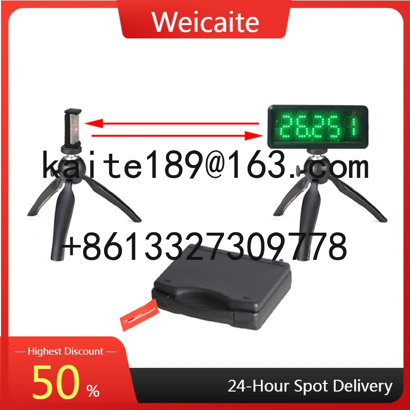 

Built-in Battery Electronic Racing Race Clock USB Charge LED Track Field Wireless Laser Timer for Single Person Running Training