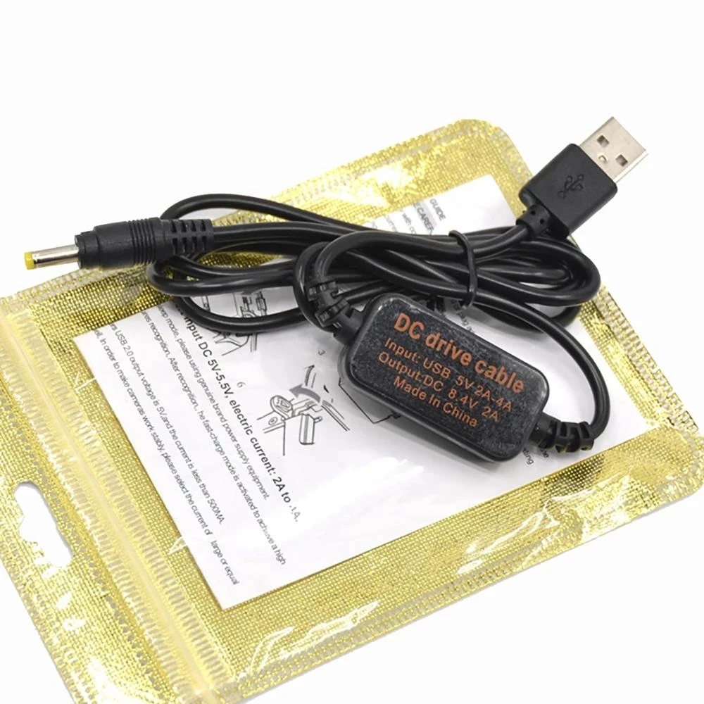 Câble d'alimentation USB 5V pour Panasonic DMW-DCC8 DCC9 DCC11 DCC12 DCC15 DMW-BLD10 DMW-BMB9 DMW-BLF19 DMW-BLC12 DMW-BLH7 DUNIBattery