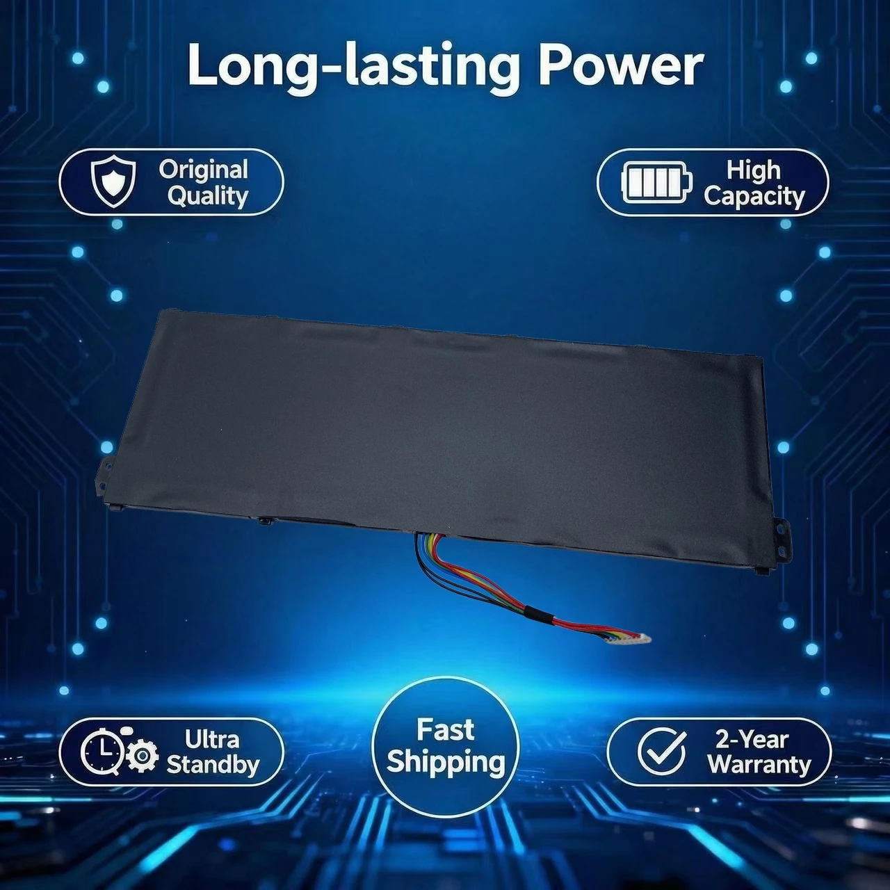 New Original AP19B8K Laptop Battery For ACER Aspire A314 A315 A317 A315-23 A315-58 A317-52 A317-53 Series KT00304013 KT0030G022