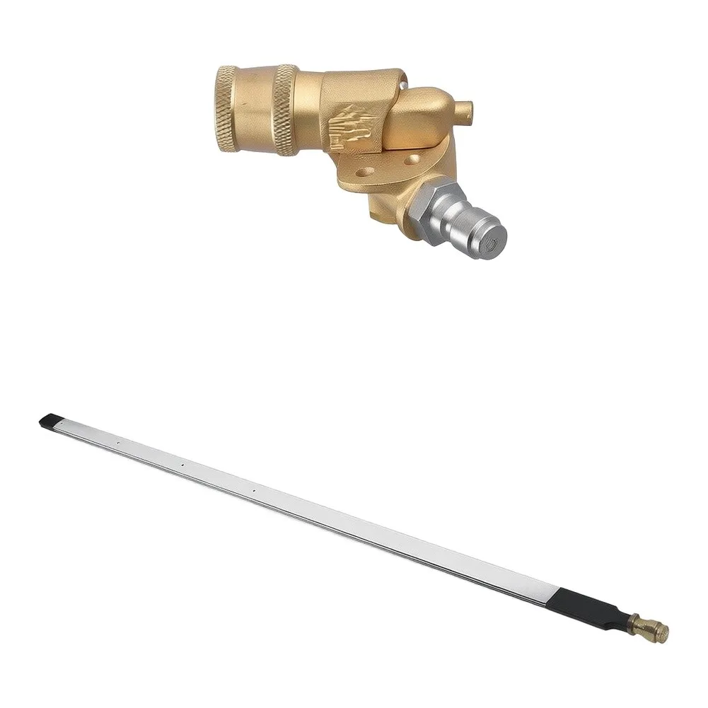 Radiator Cleaning Wand for High Pressure Water and Compressed for Air Systems up to 4500 PSI with 180 Degree Swivel
