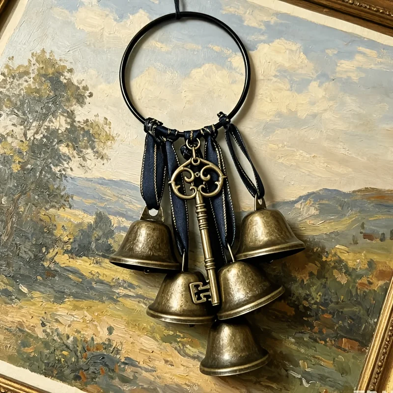 Witch Wind Chime Pendant, Protective Hanging Ornament for Door Handle, Window & Home Decoration