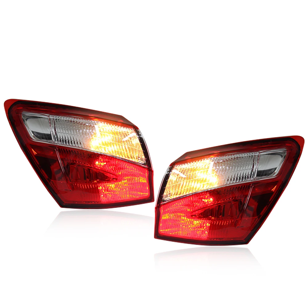 For Nissan Qashqai 2008 2009 2010 2011 2012 2013 Car Rear Taillights EU Version Tail Lights Outer Brake Stop Lamp Accessories