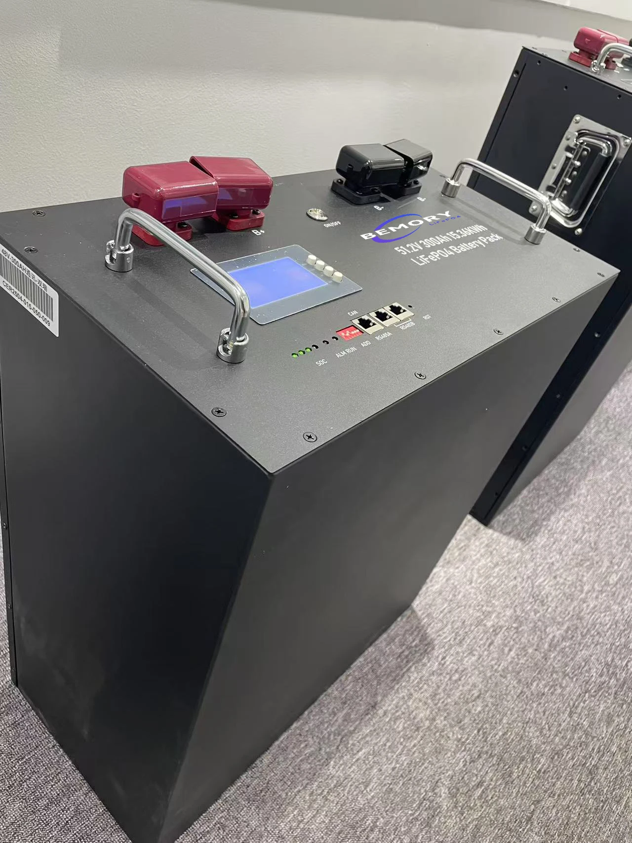 

LiFePO4 Battery 48V 600Ah/51.2V 300Ah 15KW 10000+Cycles Bluetooth BMS CAN RS485 LED Display For Solar EU No Tax