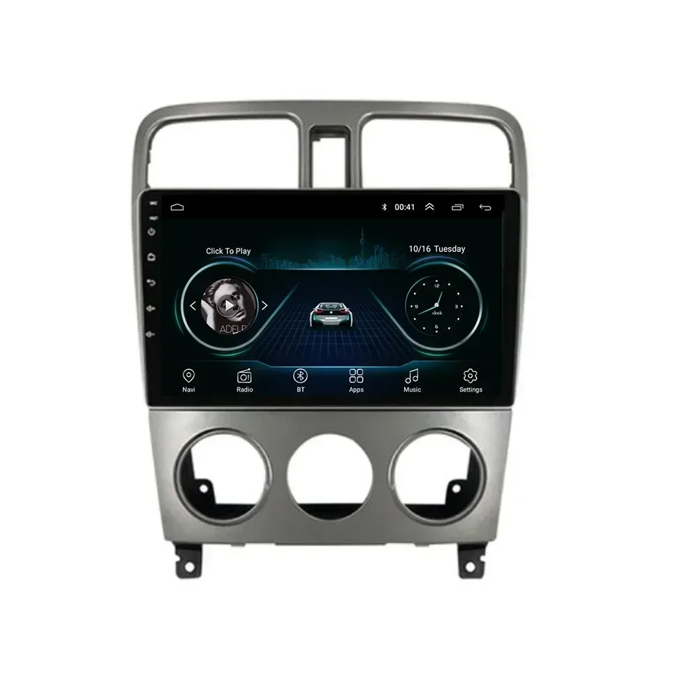 2 Din Android 13 Radio estéreo para coche DVD GPS reproductor de vídeo Multimedia 5G WiFi cámara DSP Carplay para Subaru Forester SG 2002 - 2008